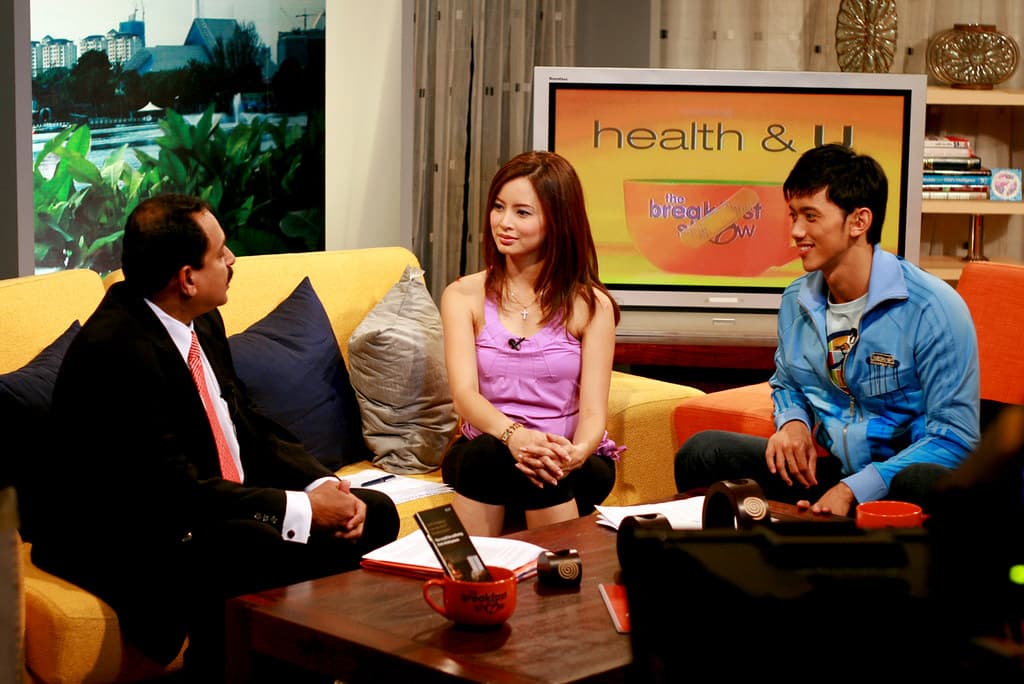 Daphne Iking hosting The Breakfast Show